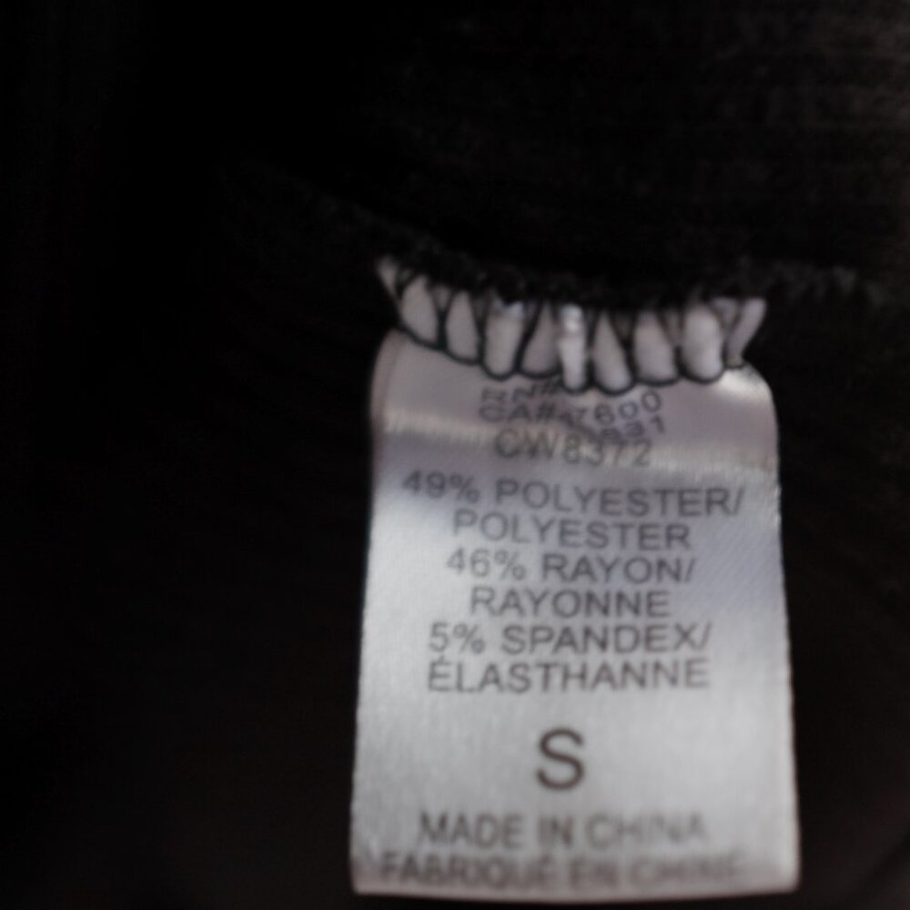COPY - Chaser ribbed black knit hoodie with side hoodies size S - Picture 5 of 5